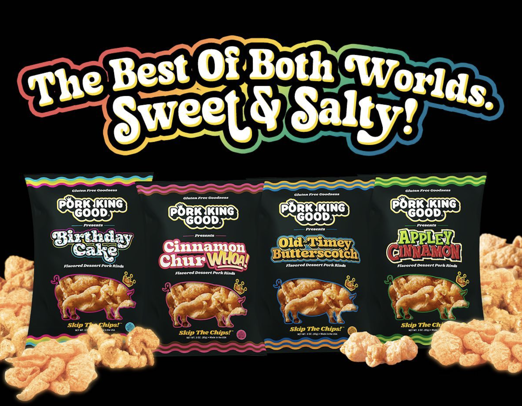 (8 Pack) "Sweet Mother of Pork" Rinds Bundle - Gallery 8