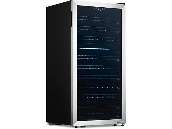 NewAir Freestanding Dual Zone Wine Fridge - 98 Bottle