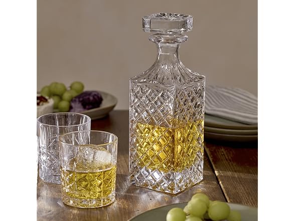 Oneida Drinkware, Apollo 5-Piece Whiskey Decanter Set