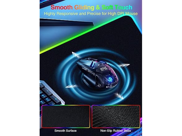 abc.mat Wireless Charging Mouse Pad