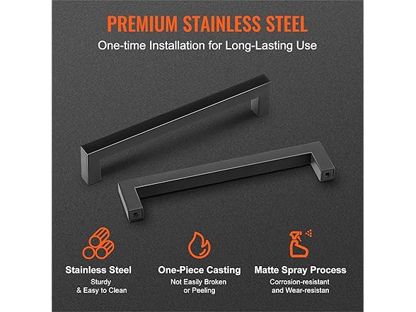 VEVOR 10 Pack Cabinet Pulls - 160mm