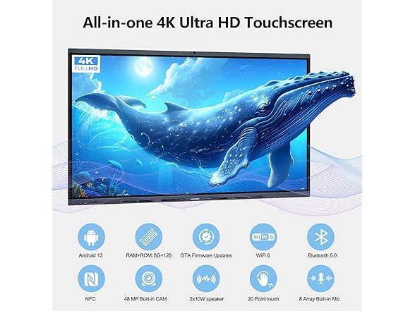 55" Smart Board Digital Whiteboard