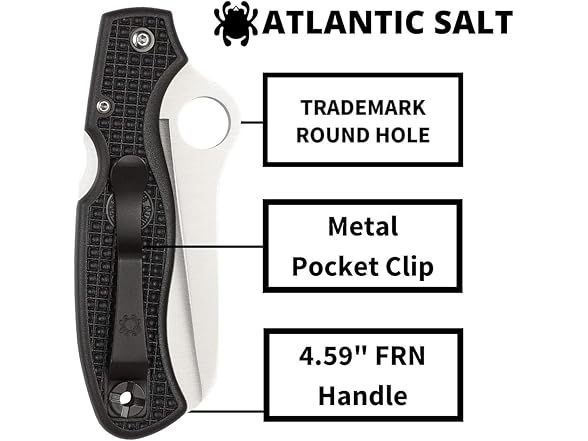 Spyderco Atlantic Salt Serrated Edge Knife