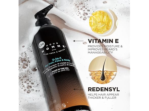 CHI Pour Homme 3-in-1 Cleansing & Moisturizing Hair: Your Choice