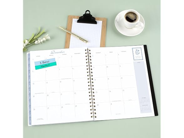 Mead Cambridge 2027 Planner 8.5x11 Black