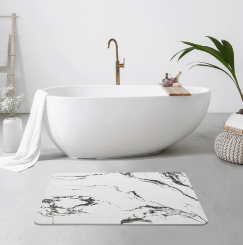 Diatomaceous Quick-Drying Stone Bath Mat - Gallery 13