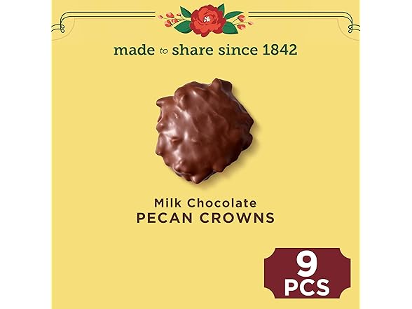 Whitmans Honey Pecan Crowns Gift Box 8oz