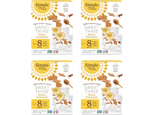 Simple Mills Sweet Thins Honey Cinnamon 32ct