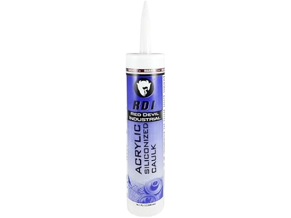 Red Devil 08464I Siliconized Acrylic Sealant, 10.1 oz