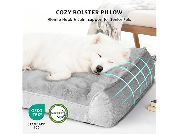 Welfibr Gray Small Pet Bed