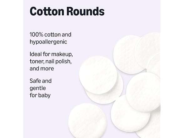 Amazon Essentials 100 Cotton Rounds