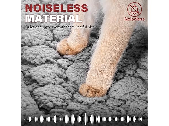 Grey 23 Inch Self Heating Pet Bed