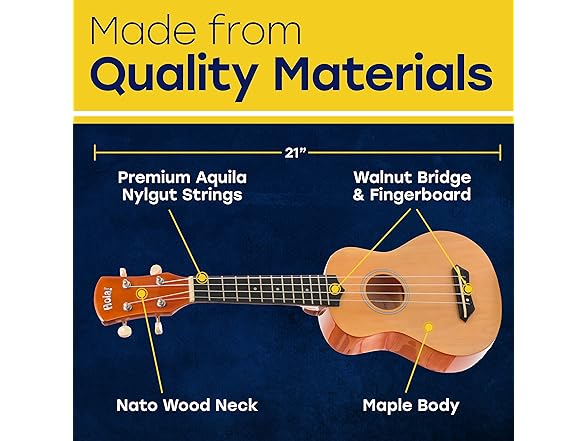 Hola! Music 21in Soprano Ukulele Bundle