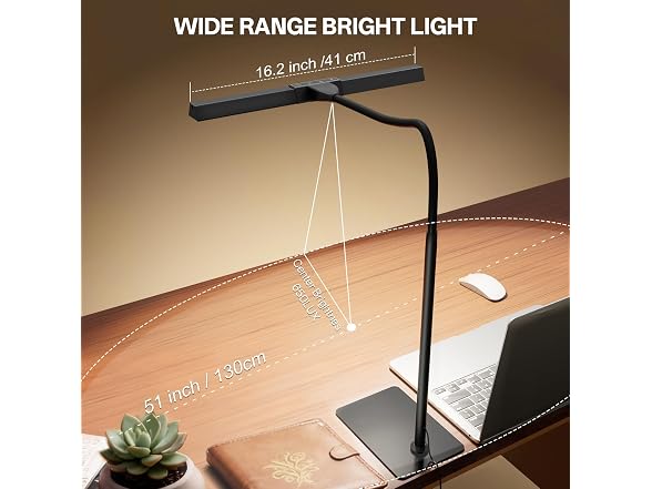 12W LED Desk Lamp for Home Office