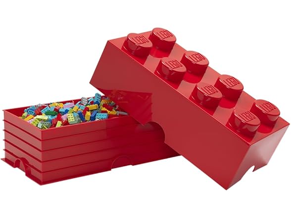 Room Copenhagen LEGO Red Storage Box Brick 8 Bright
