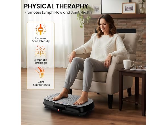 TISSCARE Grey Vibration Plate Exercise Machine
