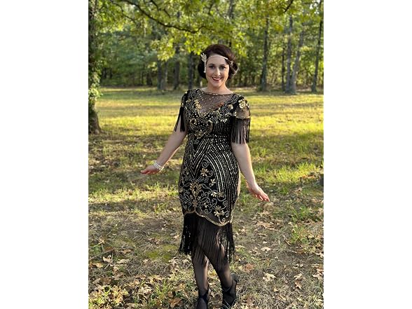 Fairy Couple Women (M) Lace Neck Great Dress Dress