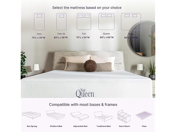 NapQueen Bamboo Charcoal Mattress