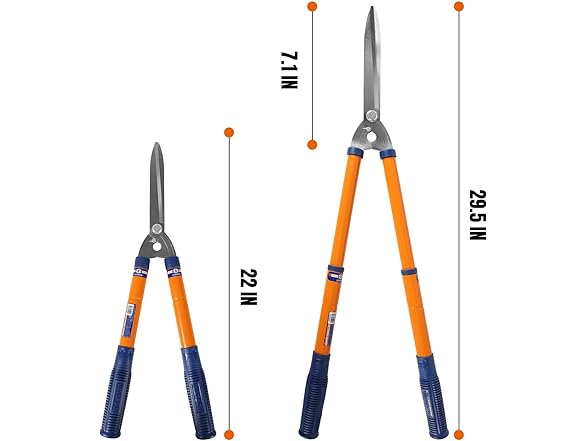 Hedge Clippers Telescopic Handle
