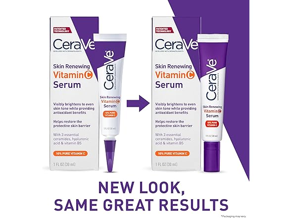 (2 Pack) CeraVe Vitamin C Serum with Hyaluronic Acid
