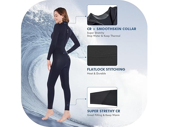 Women X-Small Black Wet Suit
