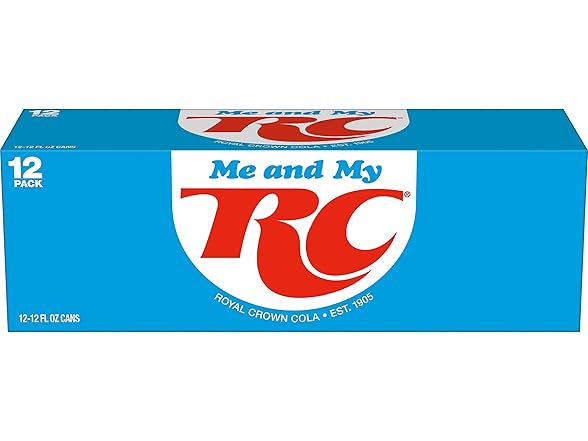 RC Cola Soda, 12 fl oz cans, 12 pack