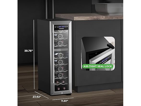 Nutrichef 24 Bottle Wine Fridge