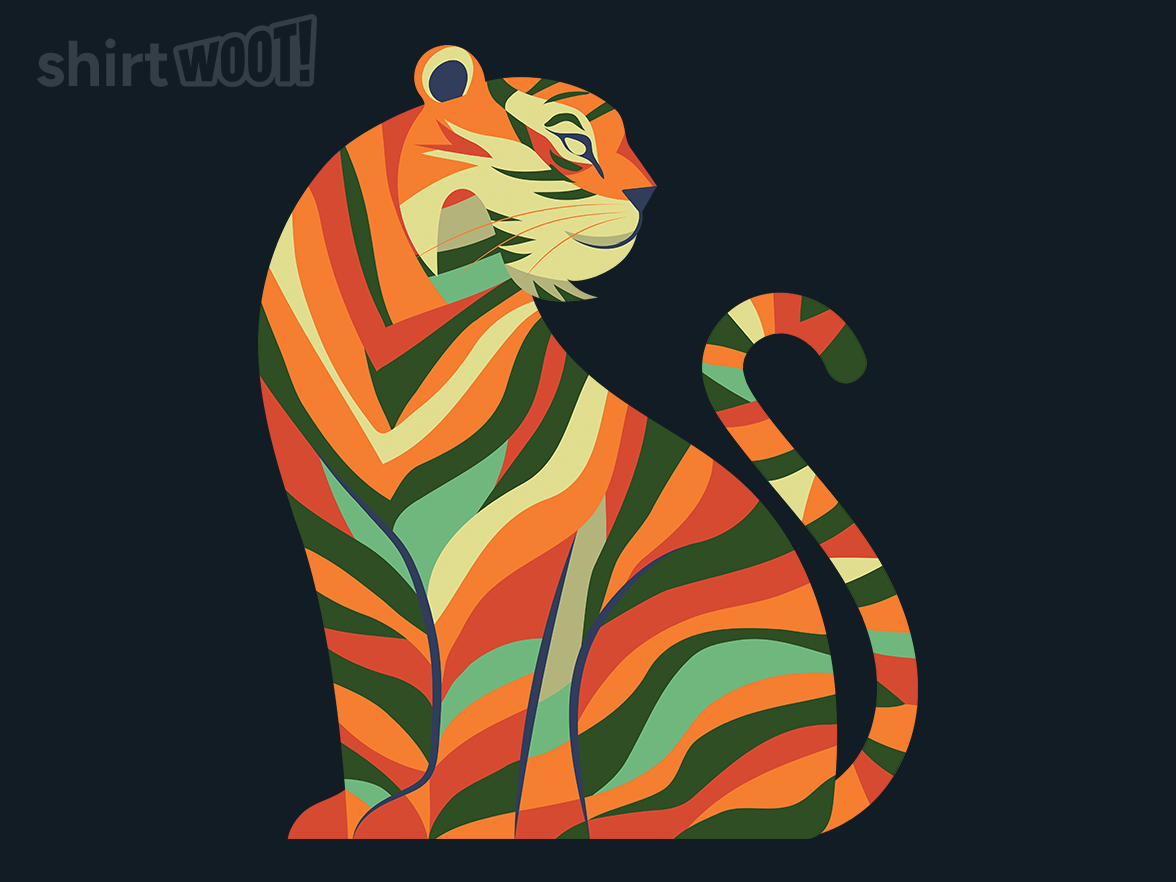 Abstract Tiger Sitting - Gallery 9