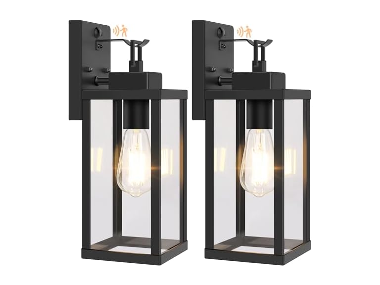 BesLowe 14" Upgraded Motion Sensor Outdoor Wall Light