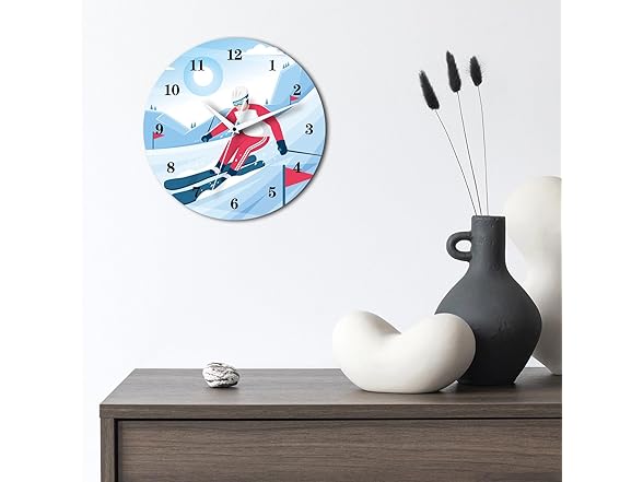 CIGERA 12 Inch Sports Wall Clocks