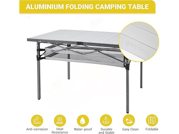 KingCamp Folding Camping Table