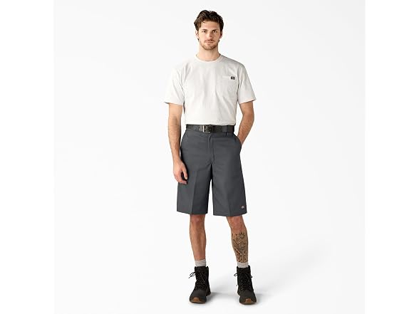 Dickies Men (42) Loose Work Shorts Charcoal
