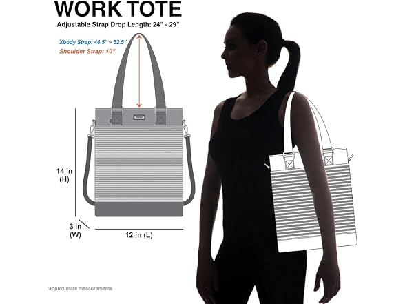 Chala (OS) Work Tote Shoulder Purse Strap