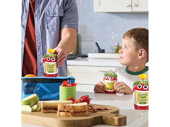 20PK Mott's No Sugar Added Applesauce 4 Flavor Variety