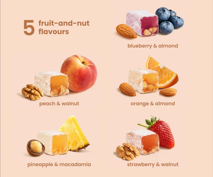 (5 Pack) Liberty Orchard Soft Fruit & Nut Candies Gift Set - Gallery 32