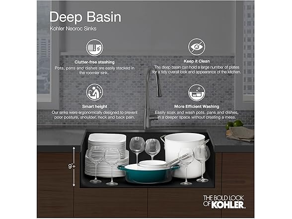 Kohler Cairn 34" Farmhouse Sink, White