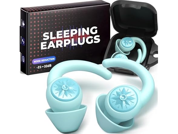 Roinoim Ear Plugs for Sleeping 2 Pairs