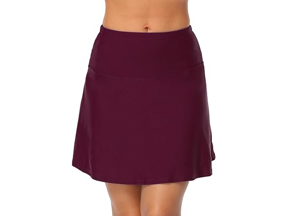 Hilor Women (16) High Waist Swimsuit Skirt Bottom