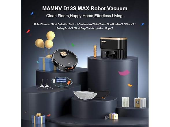 MAMNV Robot Vacuum For Pet Hair