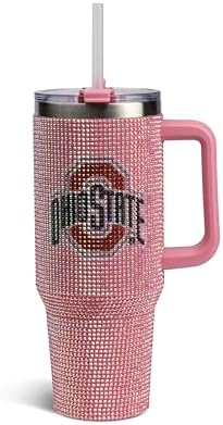 Memory Company NCAA Pink Bling Game Day Drinking Tumbler