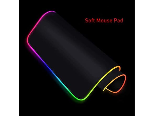 LED USB Cable Gaming Mouse Pad