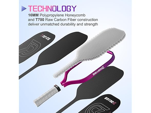 DGYGQ Carbon Fiber Pickleball Paddle
