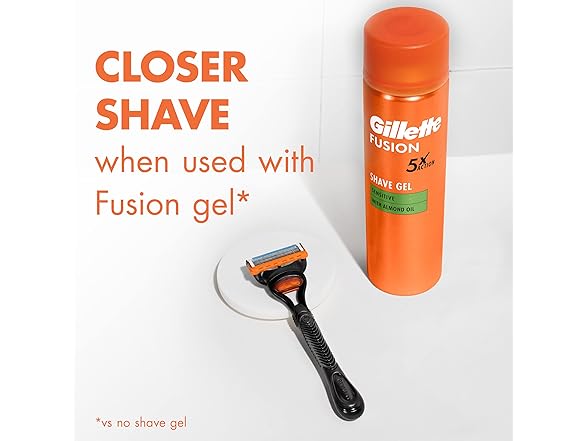 Gillette Fusion5 Razor Refills for Men, 8 Razor Blade Refills