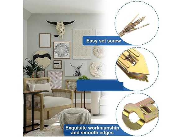 BARRINS CON-36 60 Pcs Self-Drilling Drywall Anchors