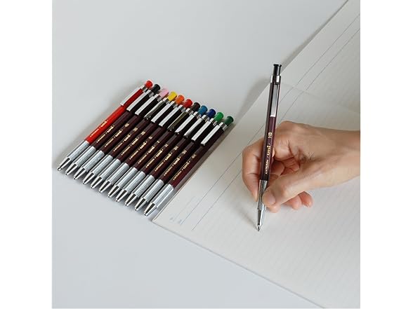uni Lead Holder Pencil, Holder, 2.0mm, Red