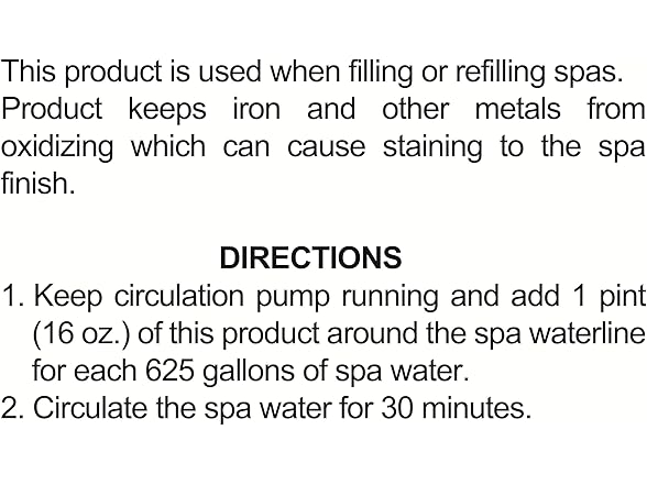 Pool Mate 1-Pint 2-Pack Metal Gone for Hot Tubs