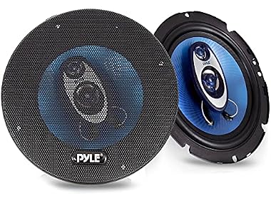$19.99, Was $35.99, 44% Off! Pyle 6.5" 3-Way 360W Car Speaker (Blue) dealfomo
