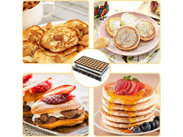 PrecisionAuto Commercial Mini Dutch Pancake Maker