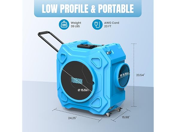 TOOLBOOX BC2199526048222 750CFM Air Scrubber