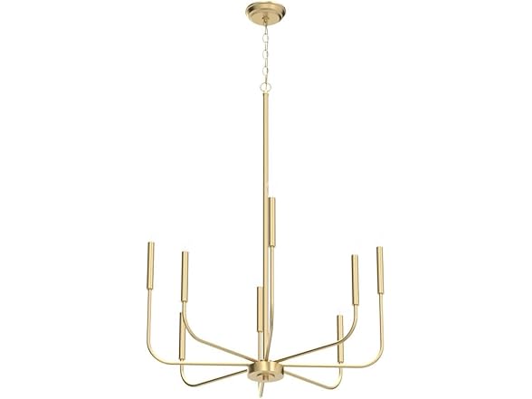 KSANA Gold Chandelier, Modern Light Fixture